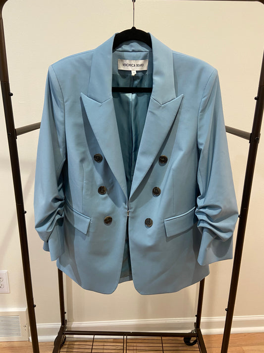 Veronica Beard Beacon Dickey Jacket in Sea Glass size 12