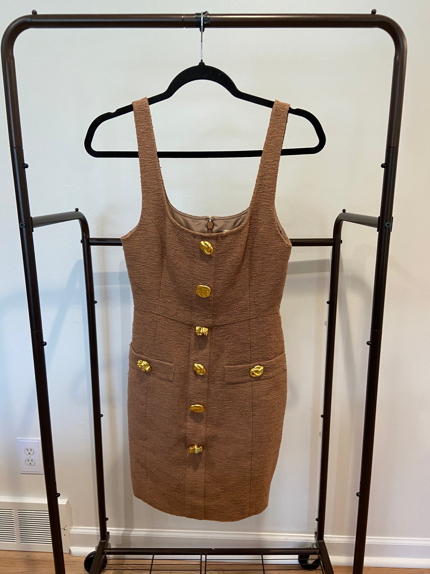 L'Agence Wiley Sleeveless Tweed Mini Dress size 2