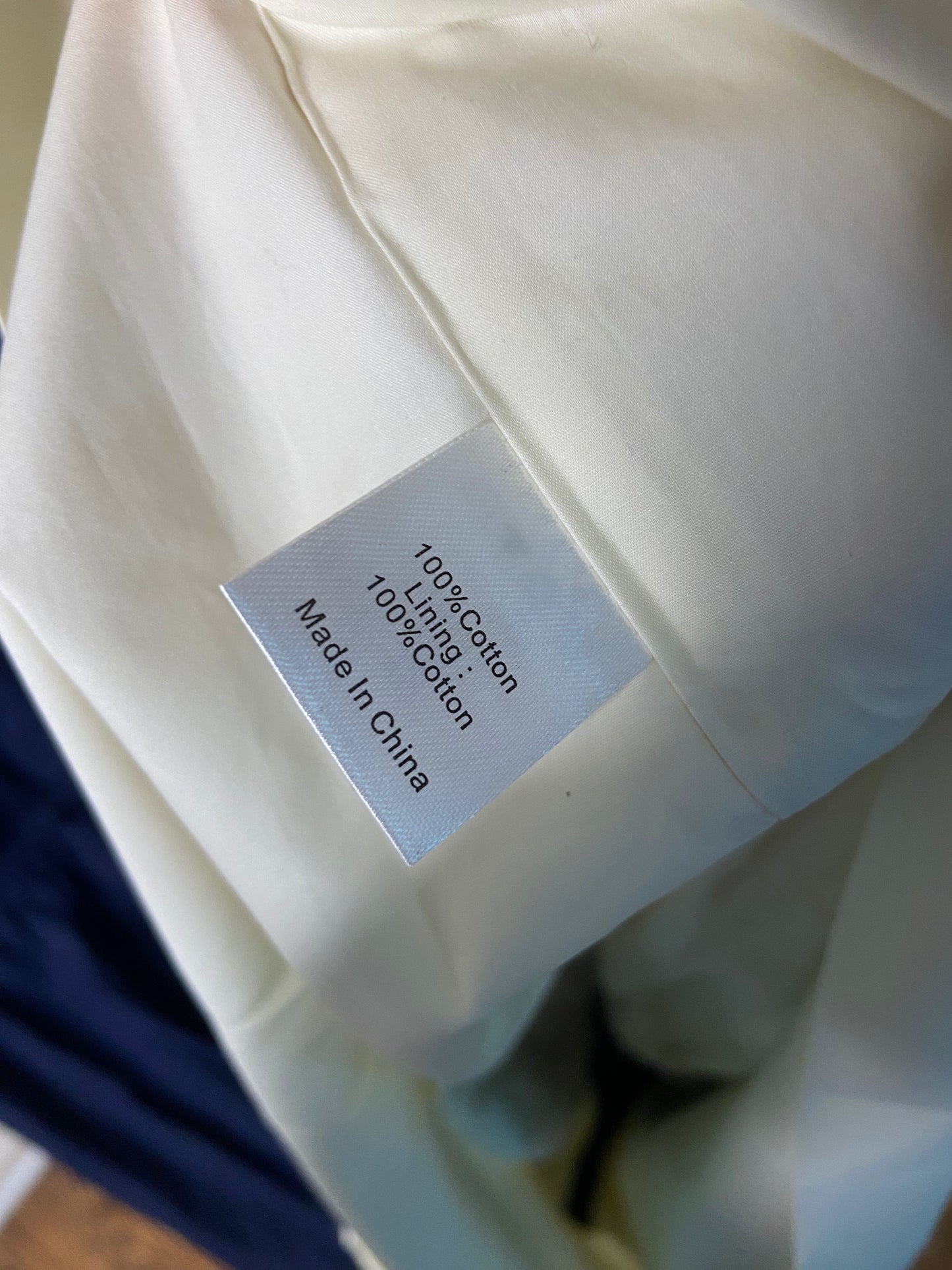 Tuckernuck Mitchell Cream and Navy Dress size L