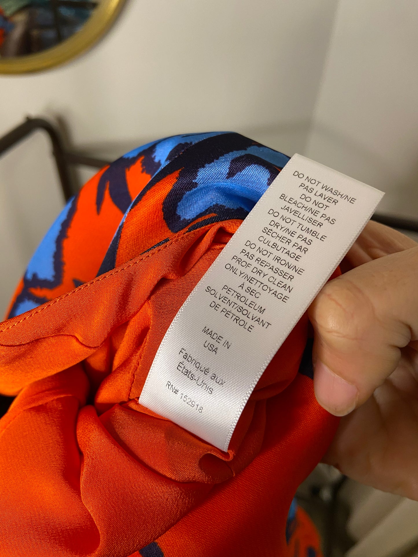 Carolina Herrera Silk Cocktail Dress size 6