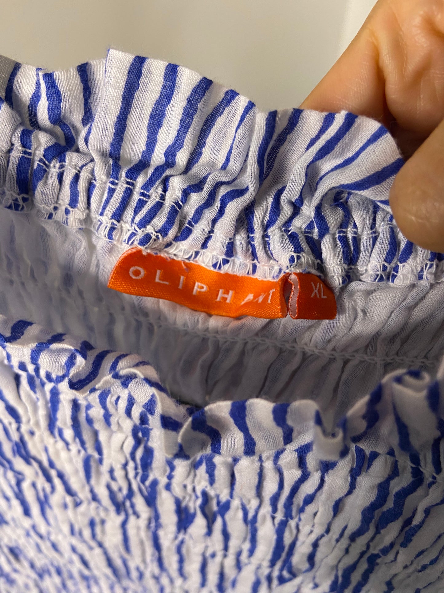 Oliphant Smocked Maxi Dress size XL