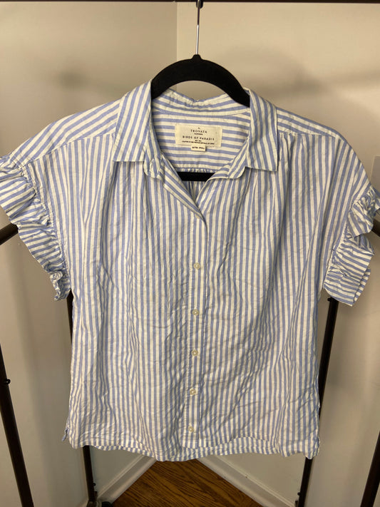 Trovata Birds of Paradis Marianne B Striped Top size XS