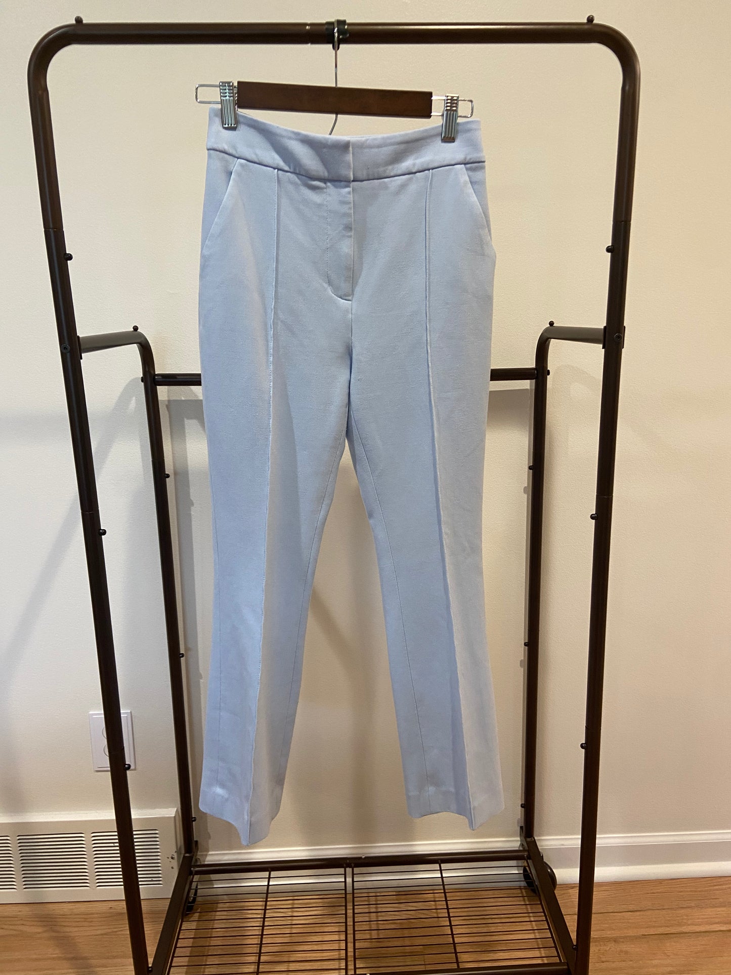 Veronica Beard Tani Ankle Flare Pleat Pants size 0