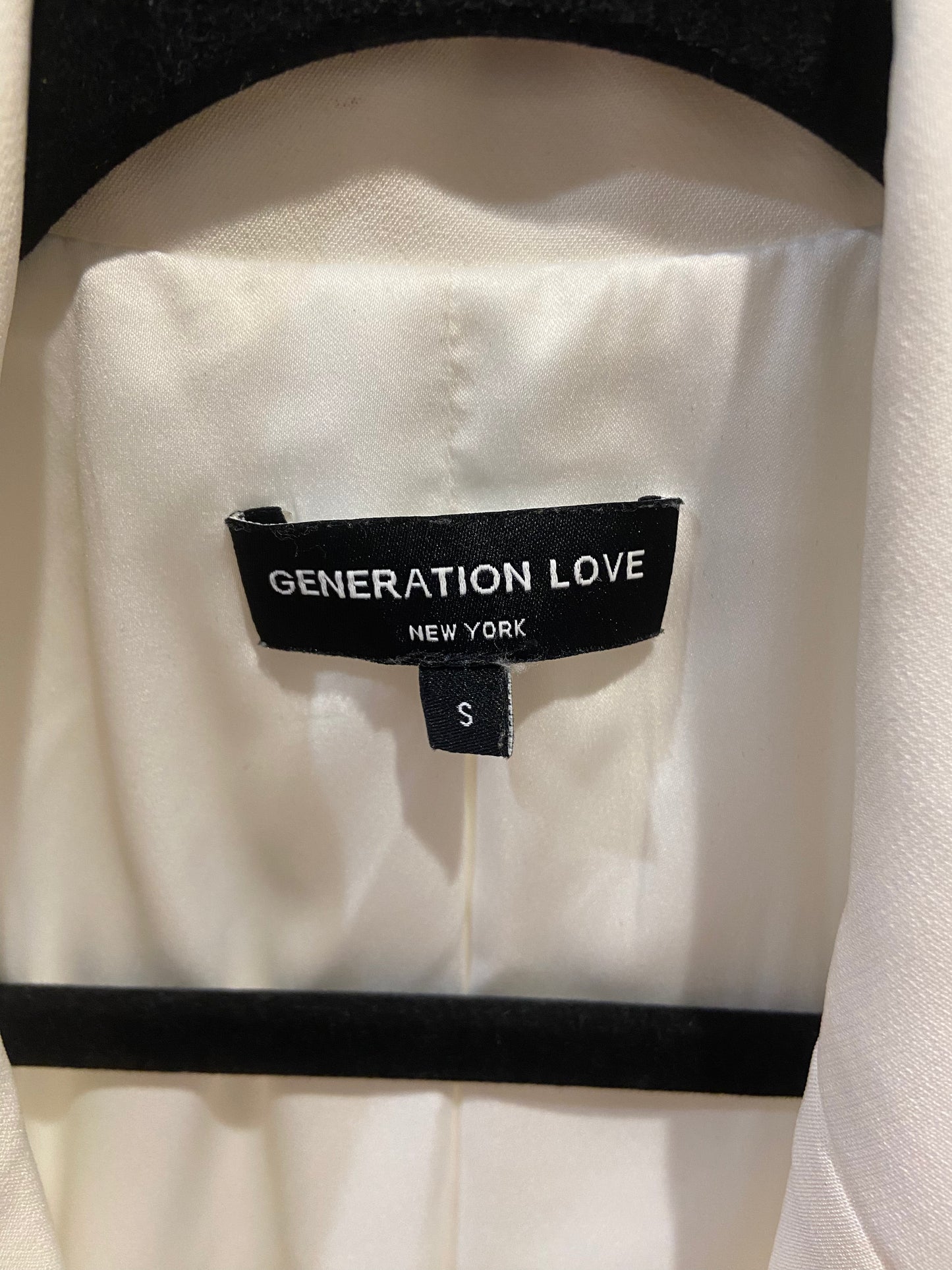 Generation Love Nadia Pearl Blazer in White size S