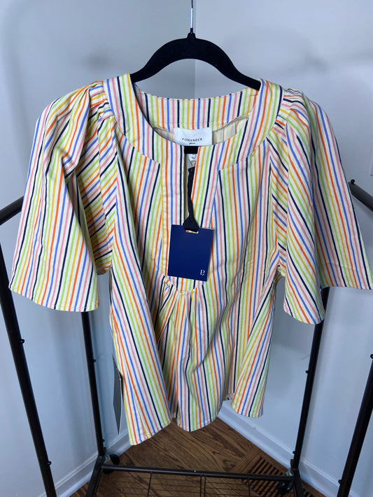 Pomander Place Flutter Sleeve Finley Top size S