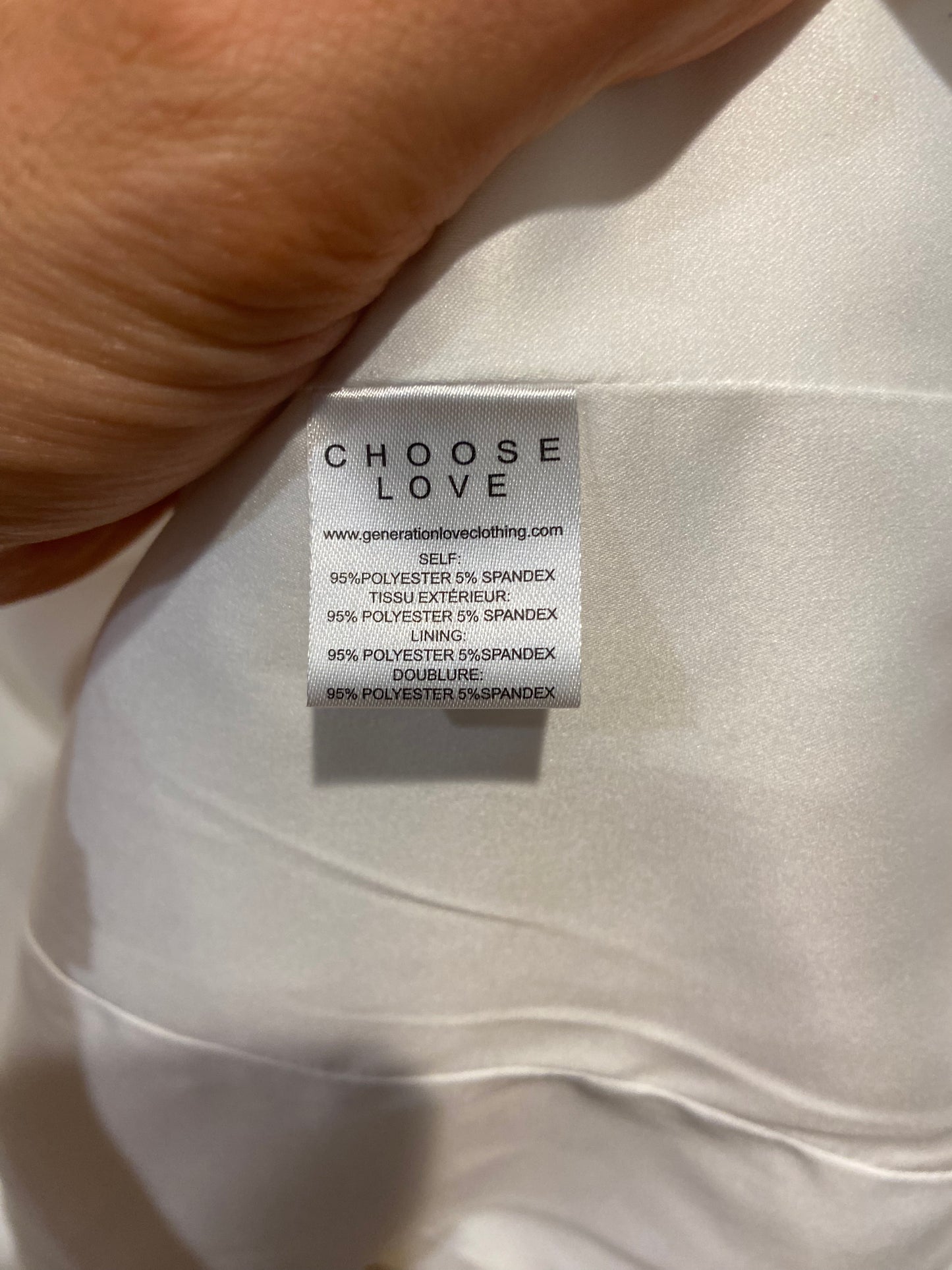 Generation Love Nadia Pearl Blazer in White size S