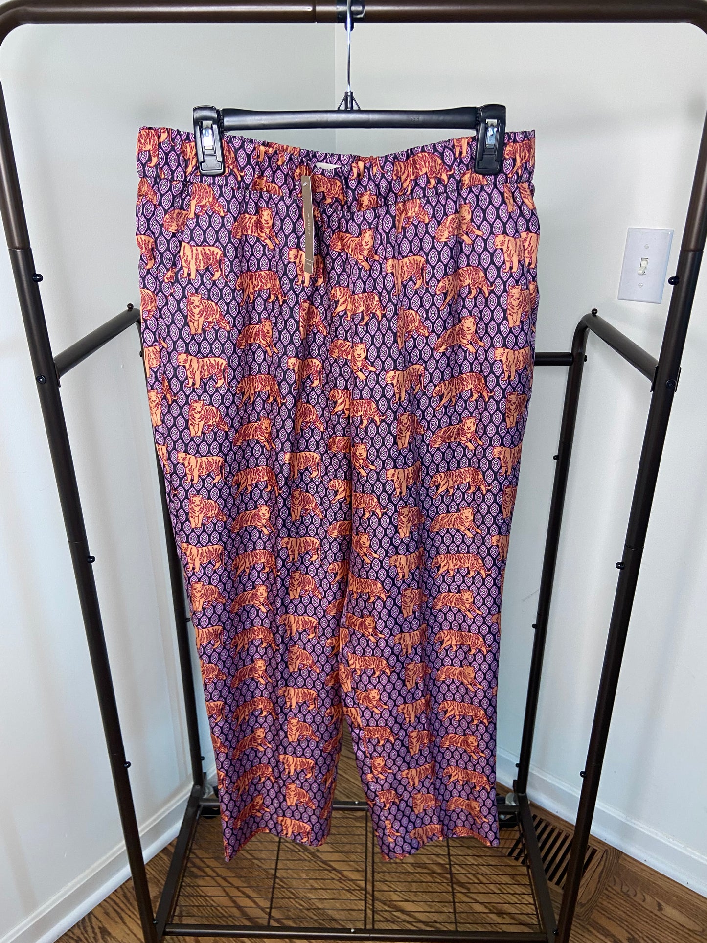 J. Crew Silk Pull On Pants size 12
