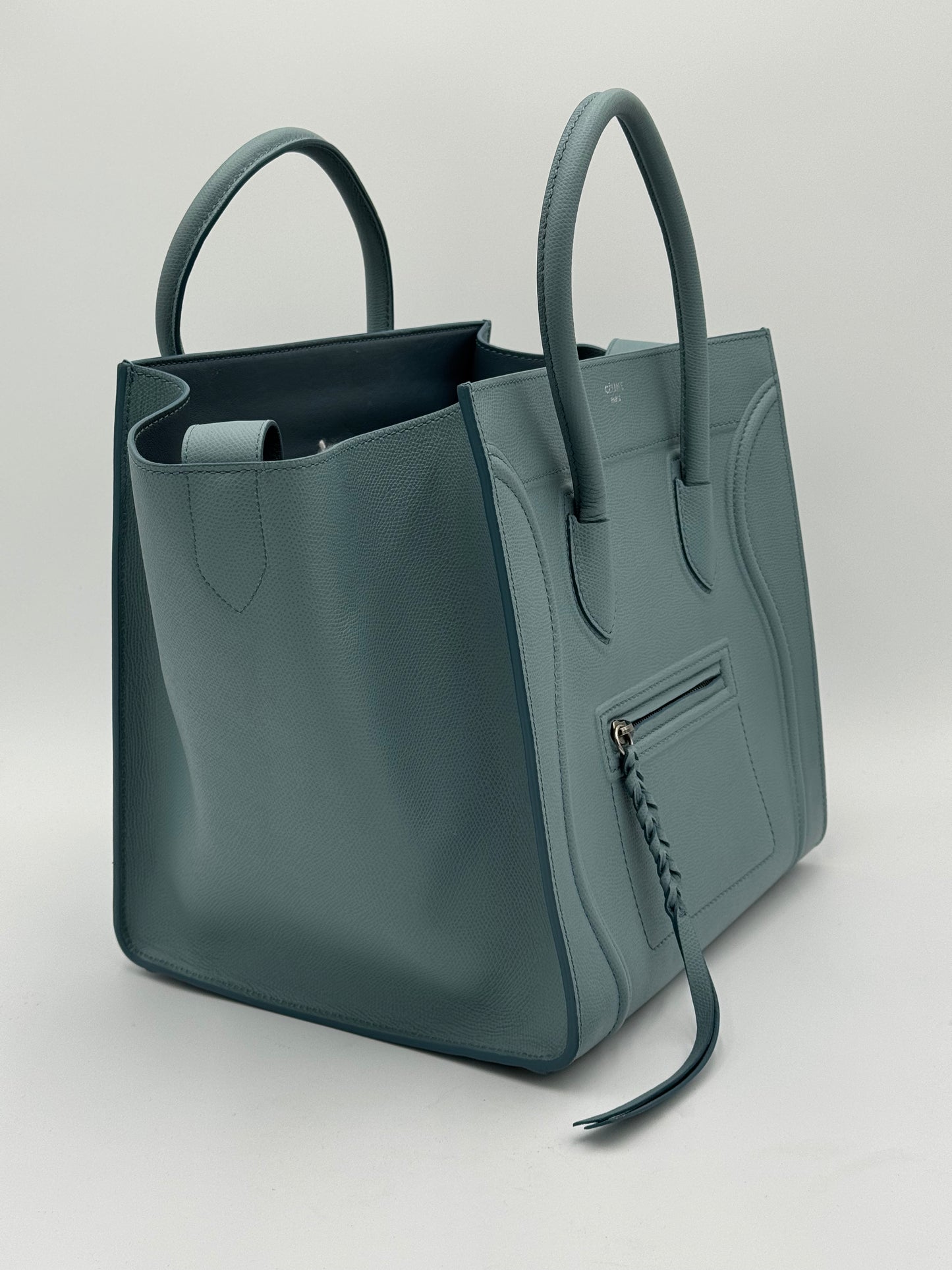 Celine Phantom Luggage Tote Bag Medium in Light Blue