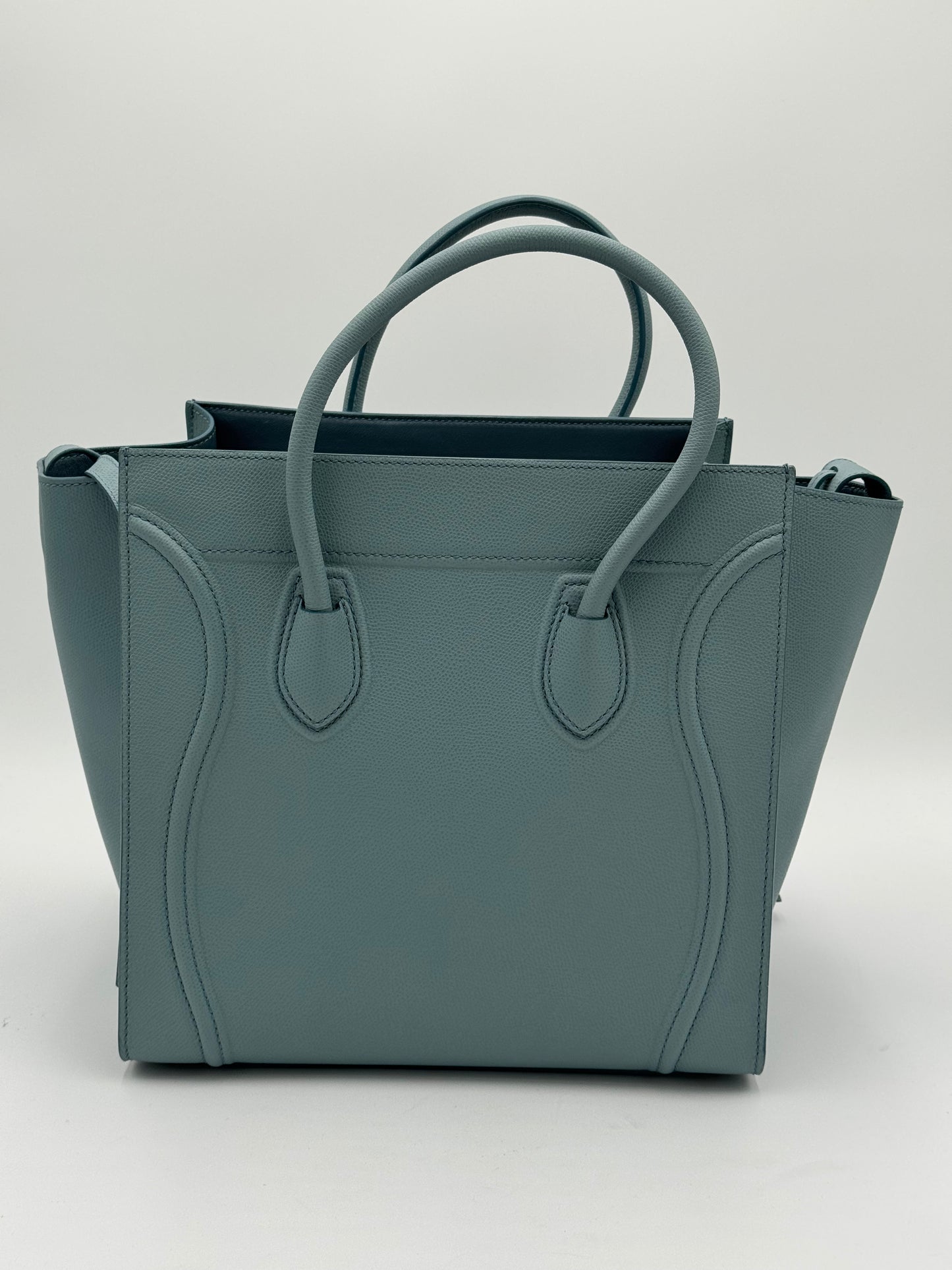 Celine Phantom Luggage Tote Bag Medium in Light Blue