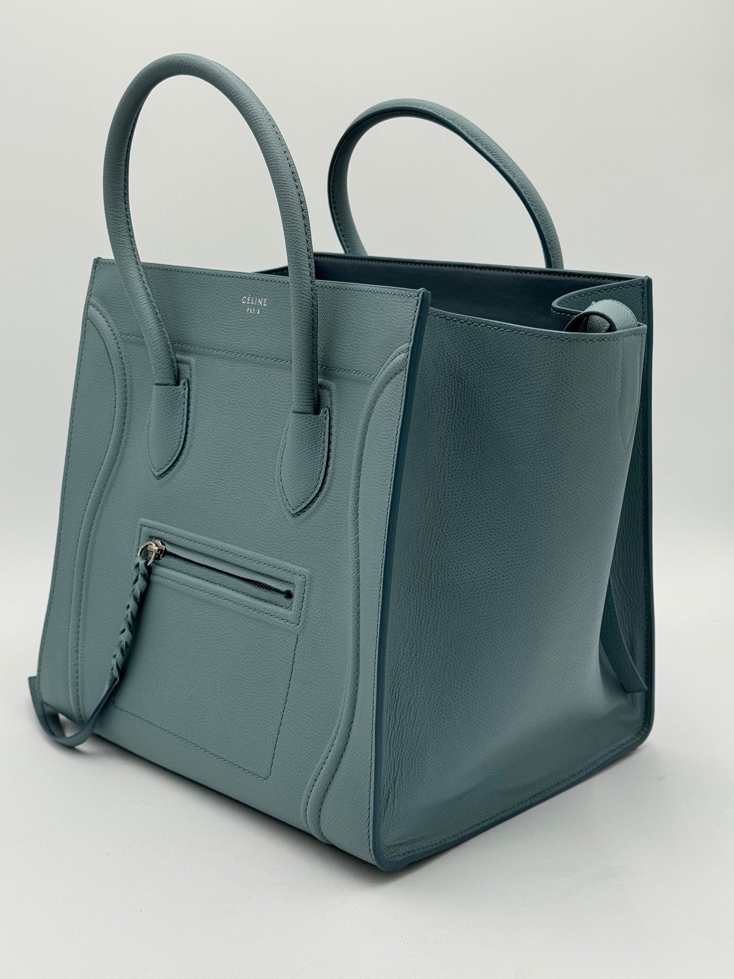 Celine Phantom Luggage Tote Bag Medium in Light Blue