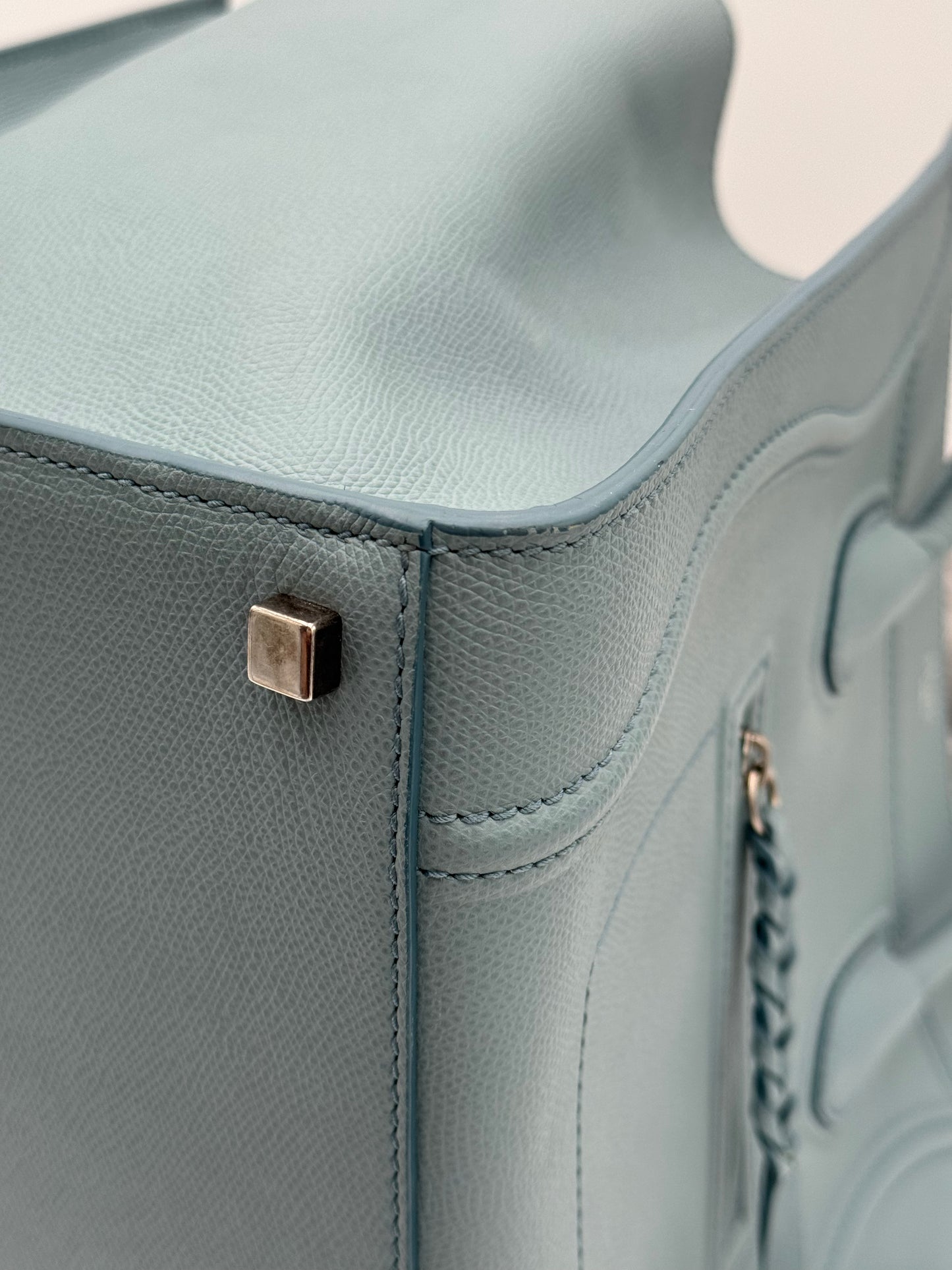 Celine Phantom Luggage Tote Bag Medium in Light Blue