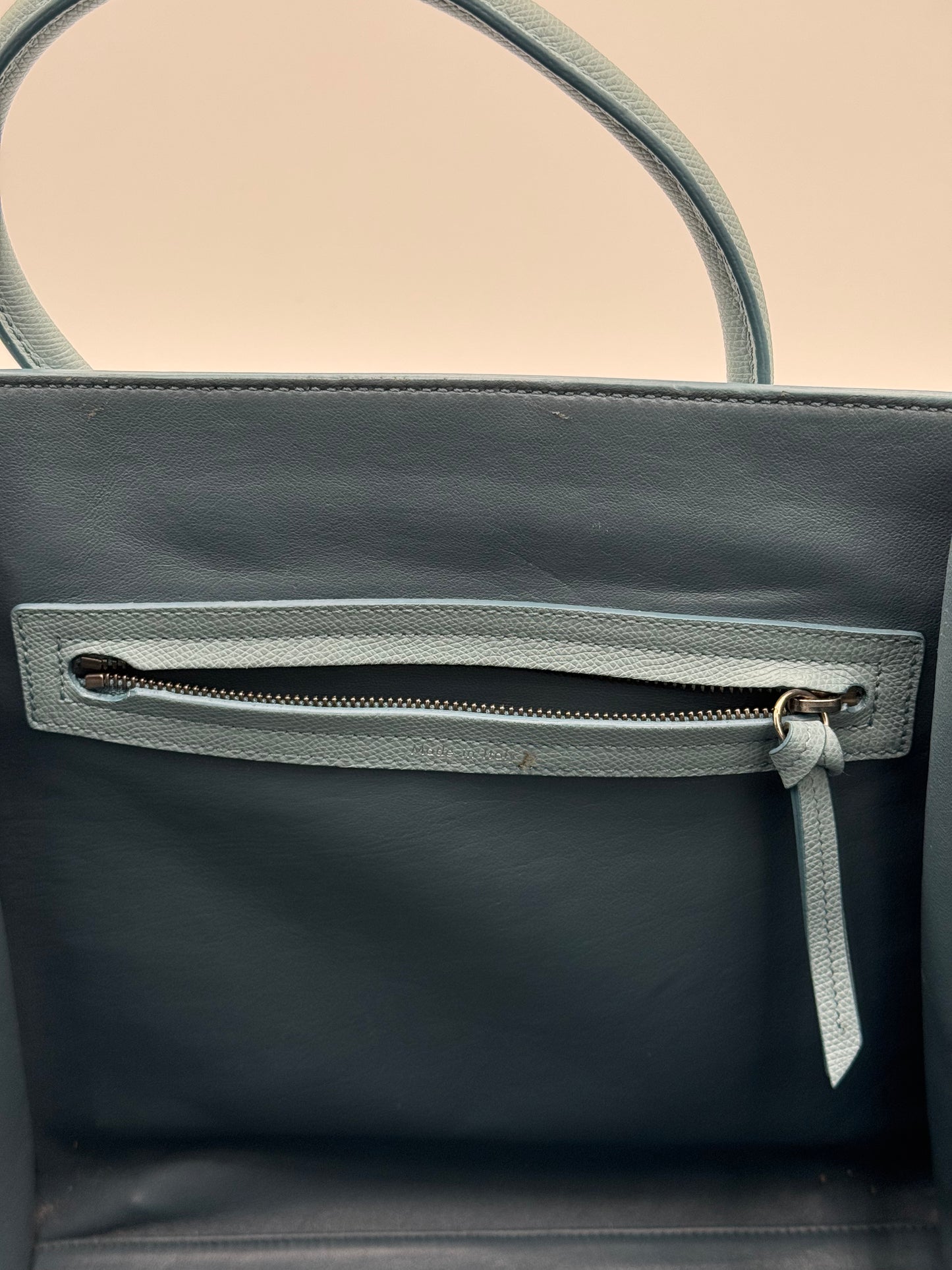 Celine Phantom Luggage Tote Bag Medium in Light Blue