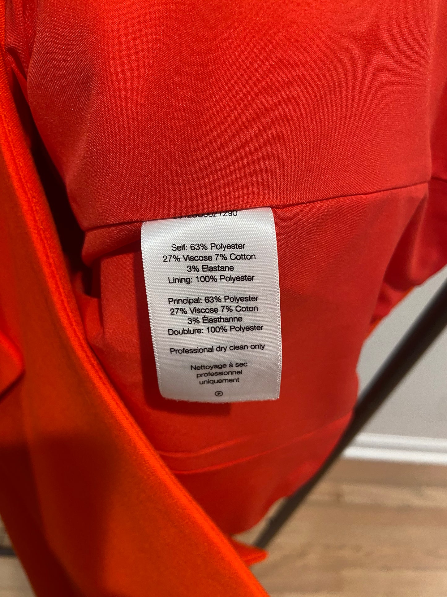 Veronica Beard Dawn Dickey Single Breasted Blazer in Orange size 4