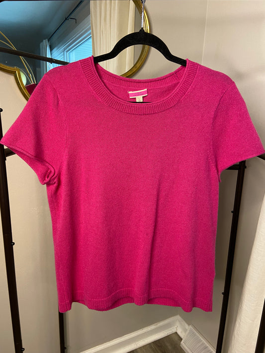 J. Crew Short Sleeve Cashmere Tee size L