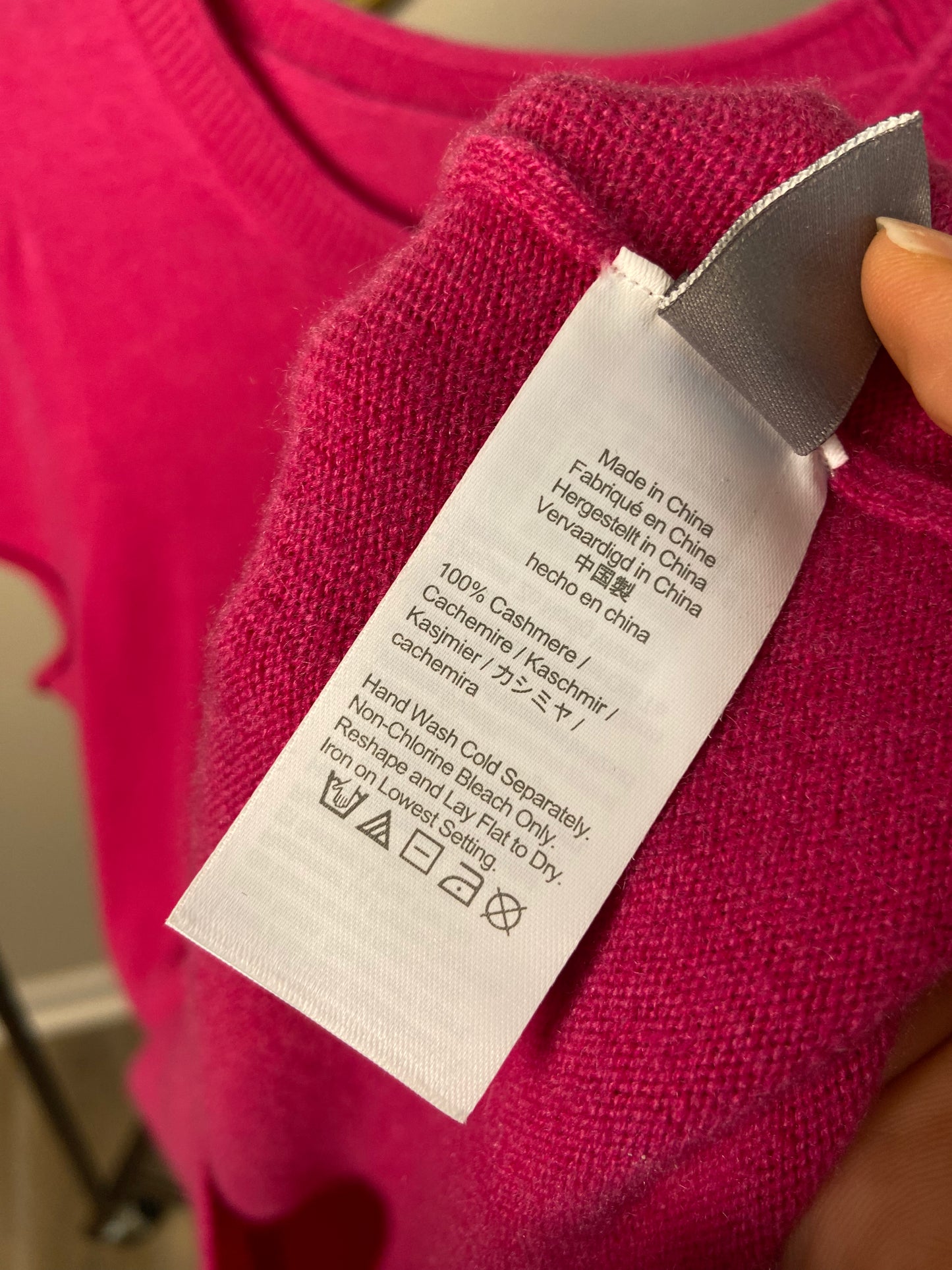 J. Crew Short Sleeve Cashmere Tee size L