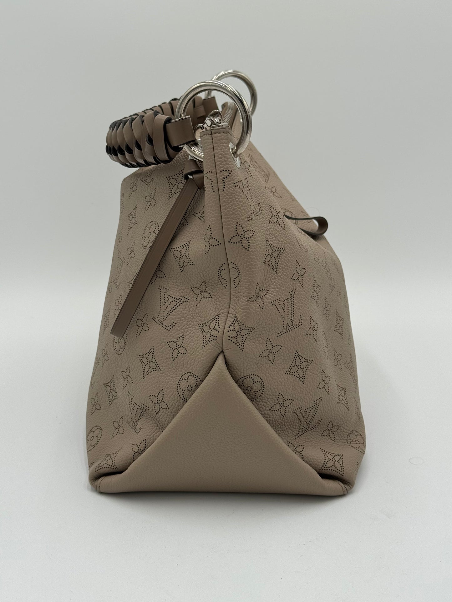 Louis Vuitton Mahina Beaubourg Hobo MM Galet Bag