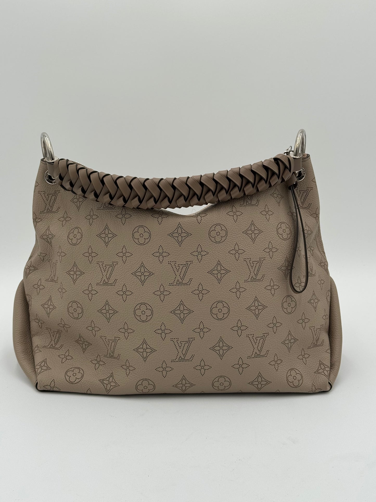 Louis Vuitton Mahina Beaubourg Hobo MM Galet Bag