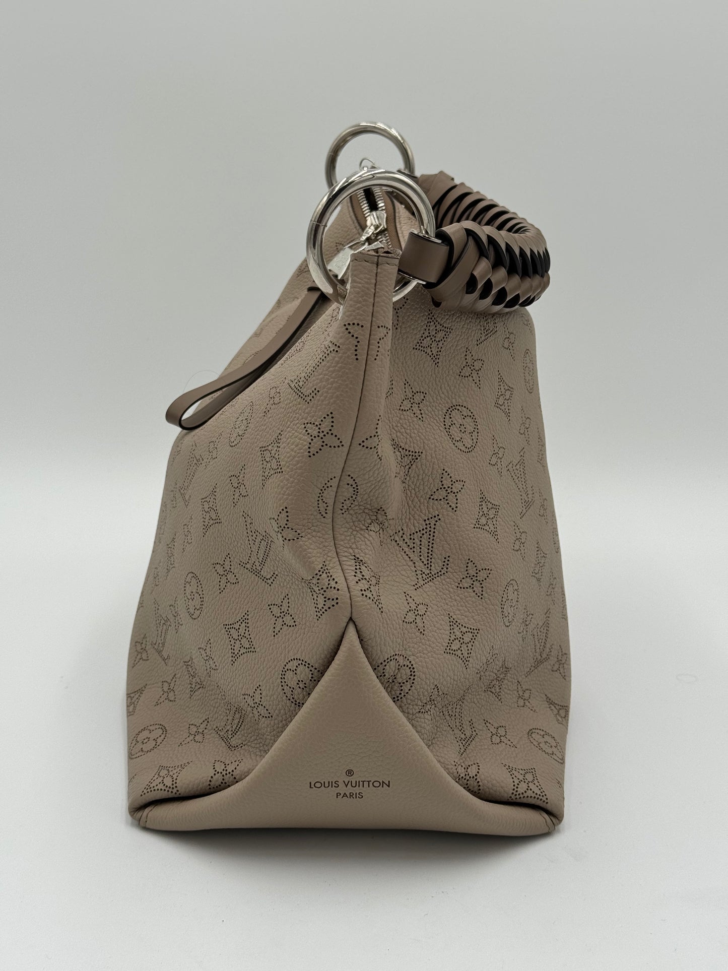 Louis Vuitton Mahina Beaubourg Hobo MM Galet Bag