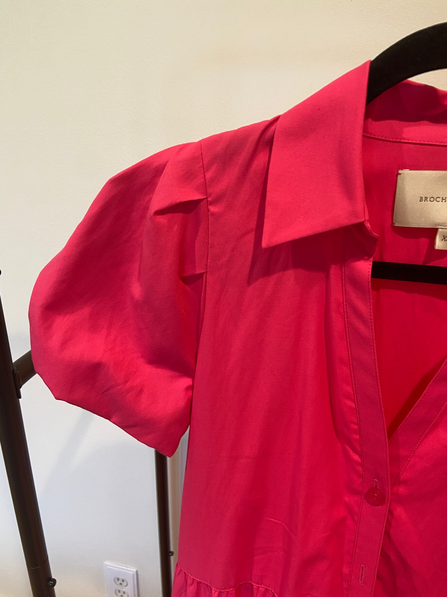 Brochu Walker Hot Pink Havana Midi Dress size XS