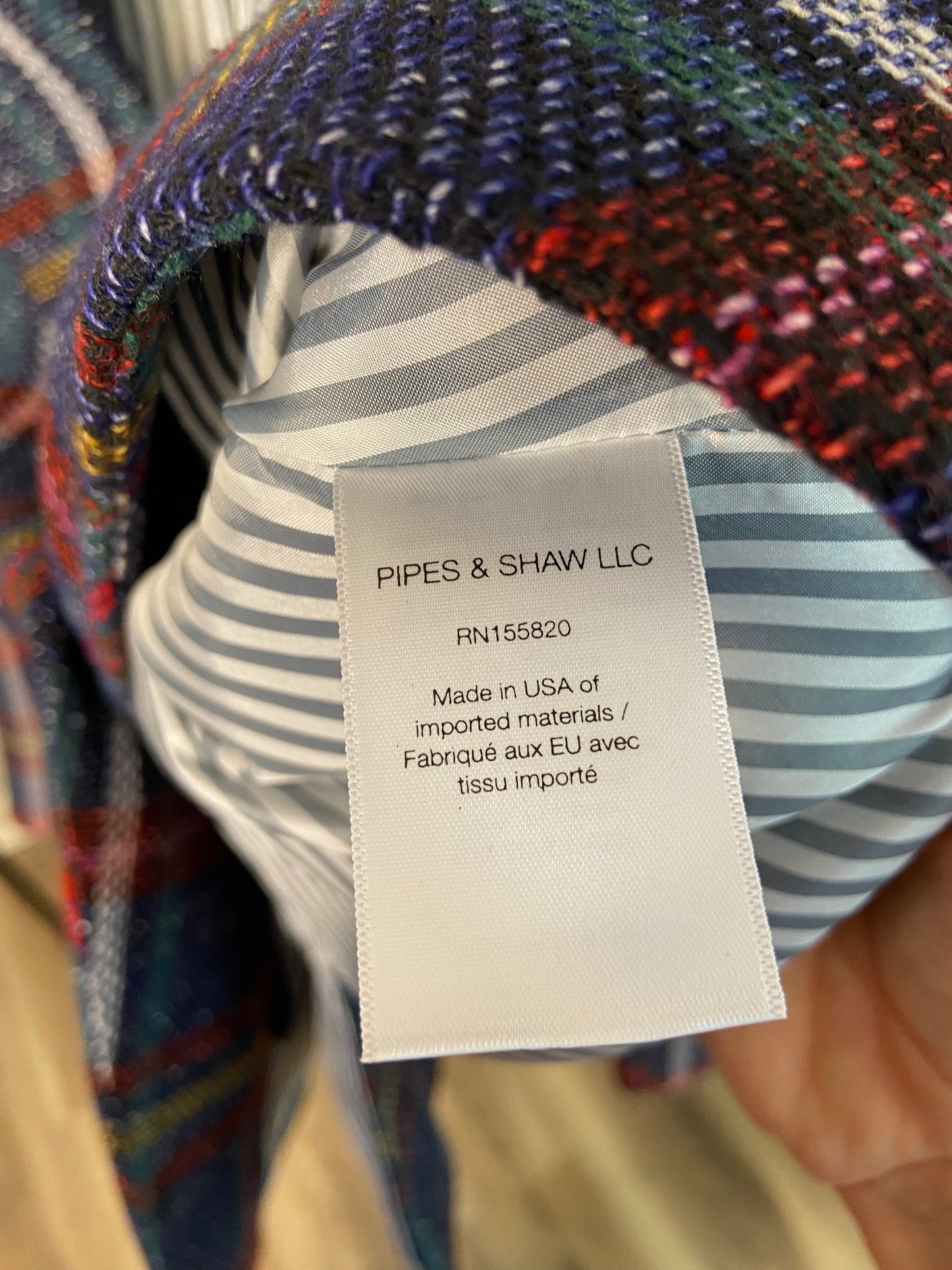 Veronica Beard Zane Plaid Blazer Jacket Dickey Compatible size 6