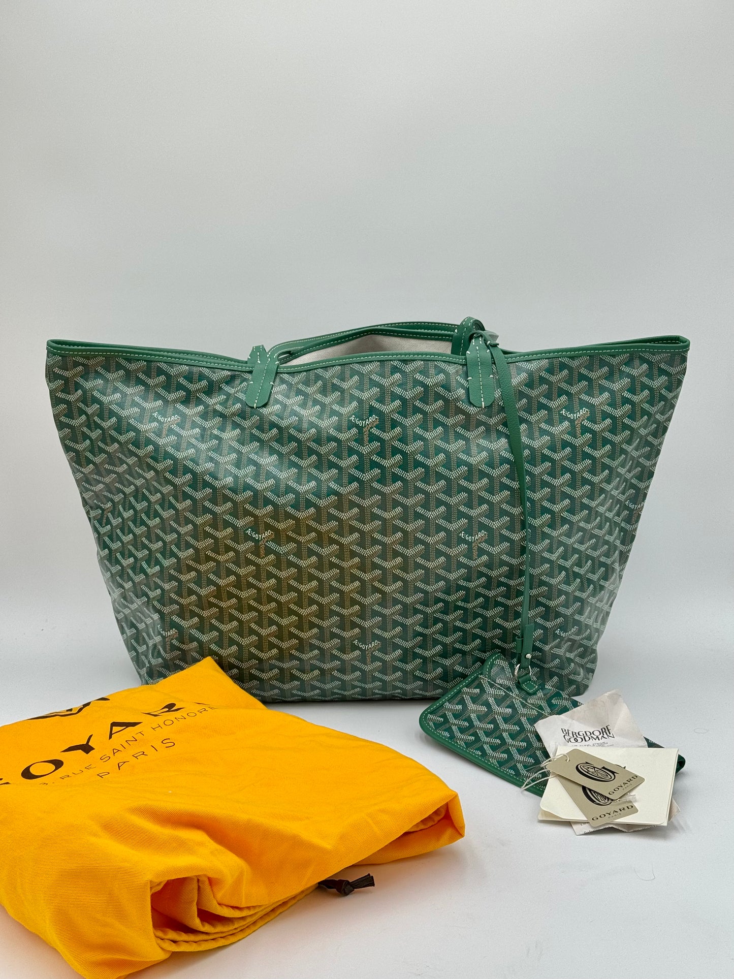 Goyard Saint Louis GM Tote Bag in Green
