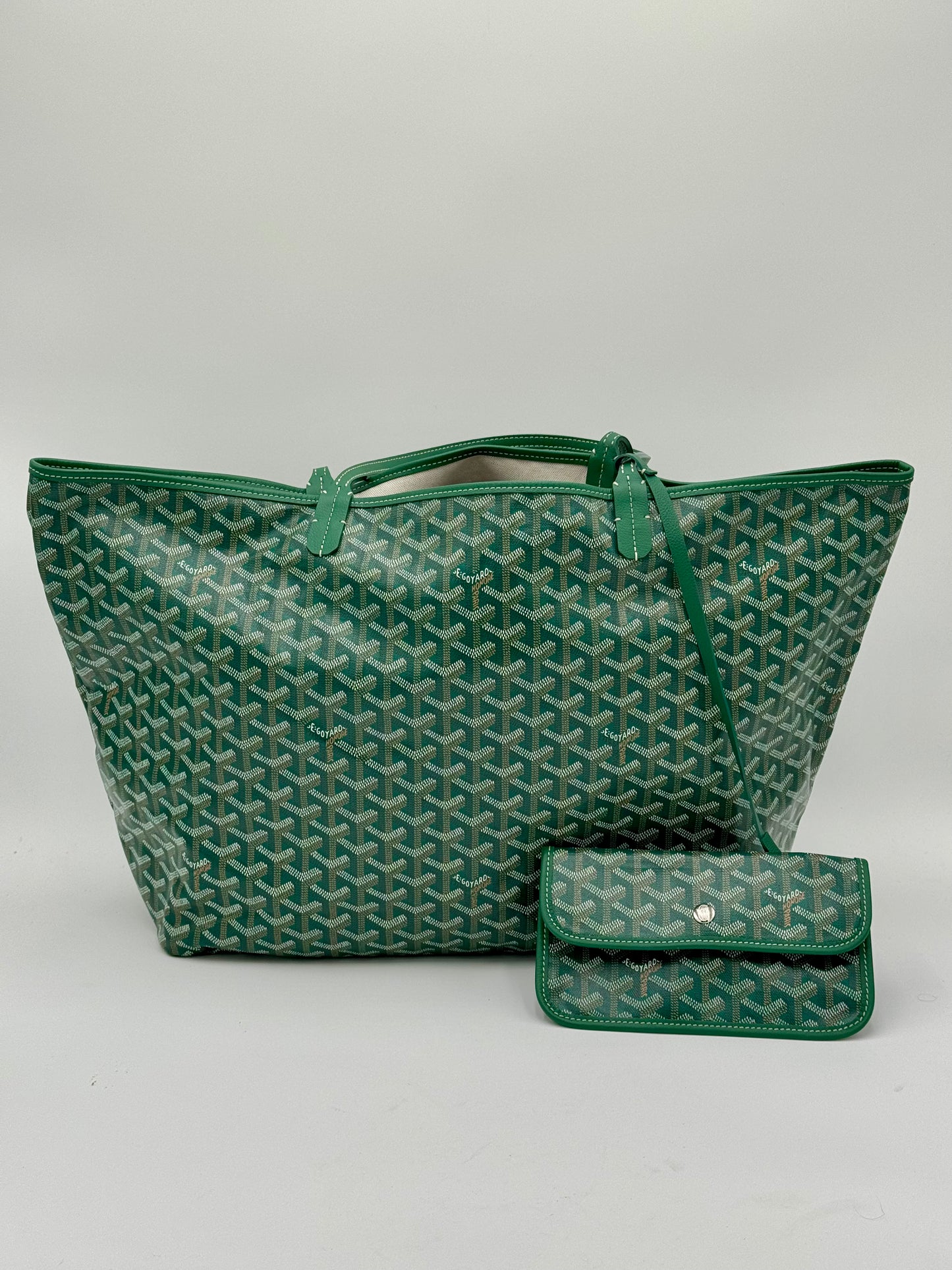 Goyard Saint Louis GM Tote Bag in Green