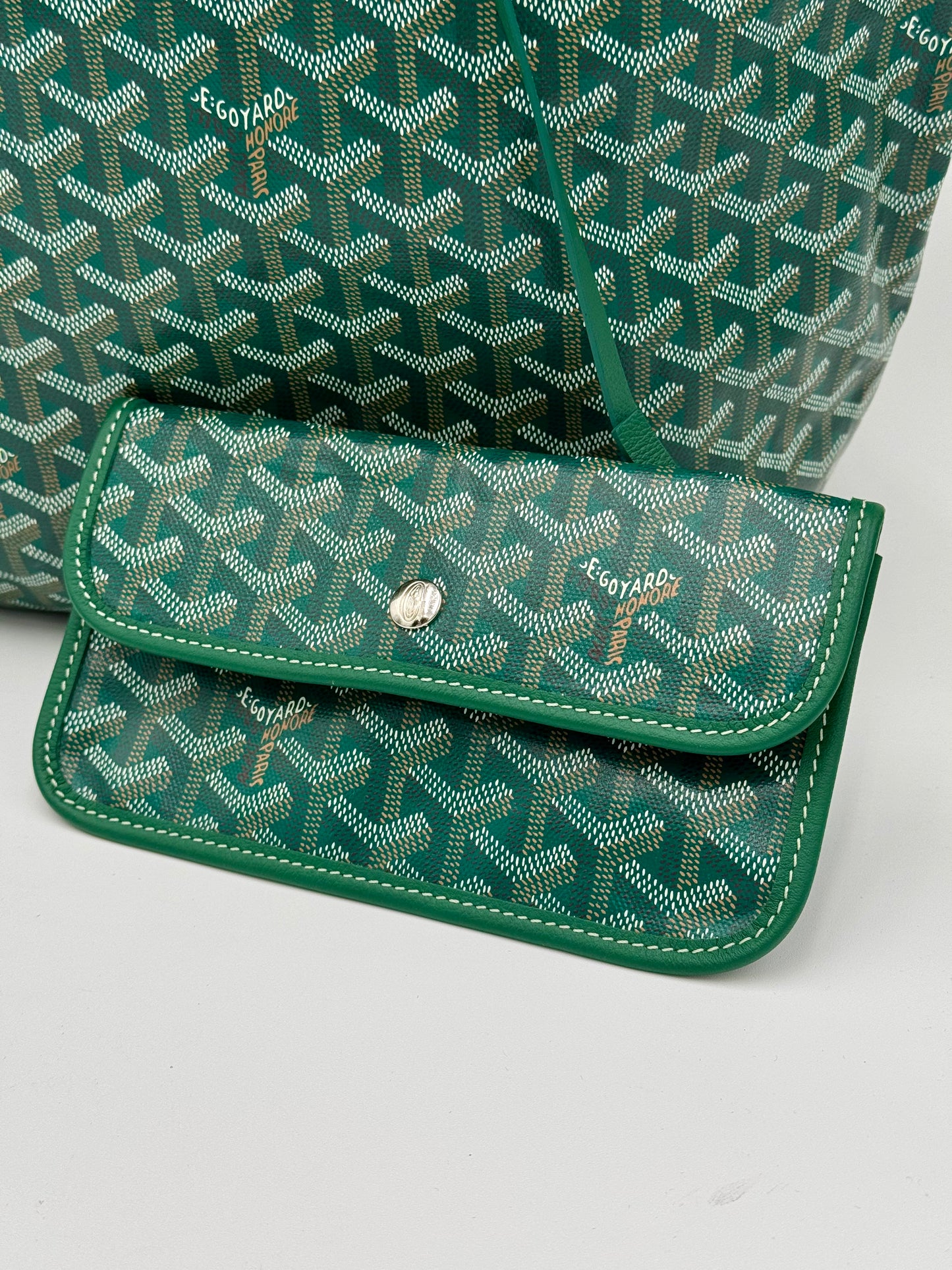 Goyard Saint Louis GM Tote Bag in Green