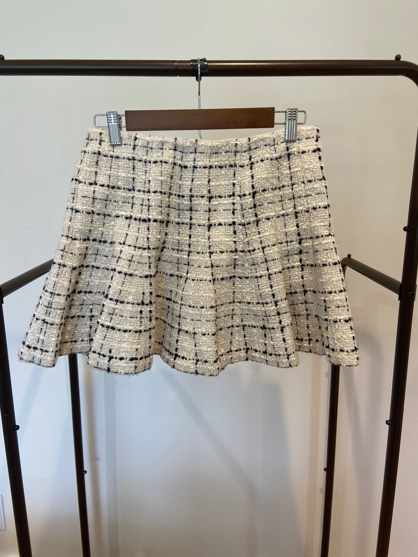 Alice and Olivia Zona Tweed Mini Skirt size 4