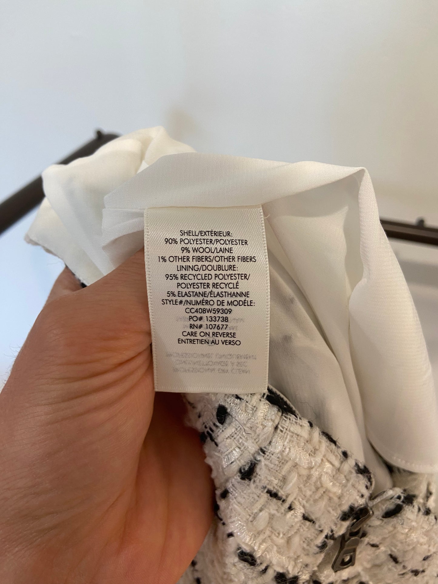 Alice and Olivia Zona Tweed Mini Skirt size 4