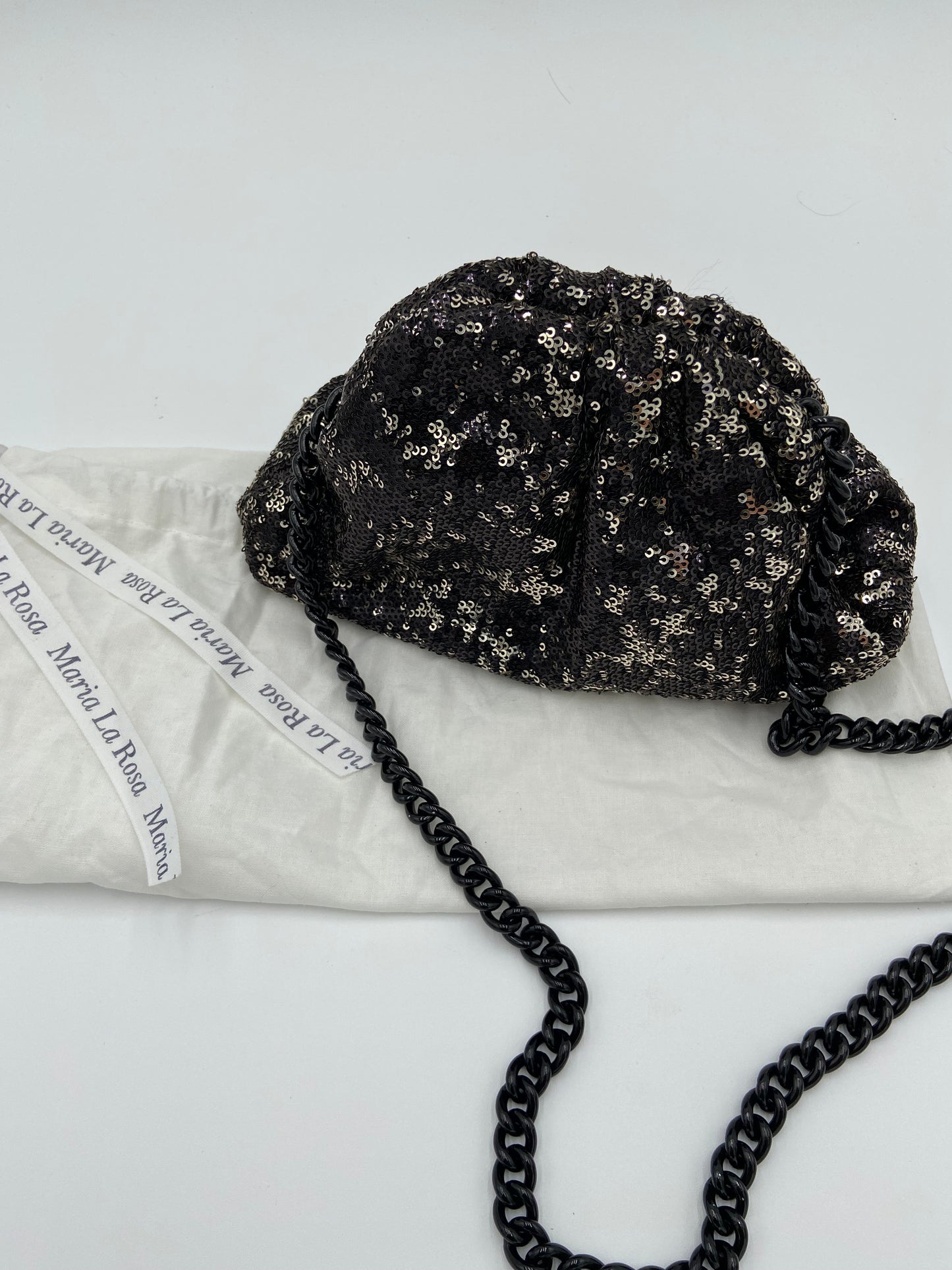 Maria La Rosa Pailettes Mini Game Sequined Bag