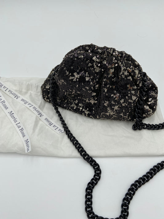 Maria La Rosa Pailettes Mini Game Sequined Bag