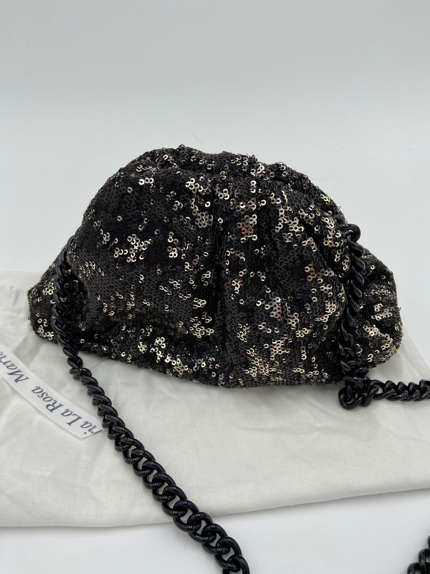 Maria La Rosa Pailettes Mini Game Sequined Bag