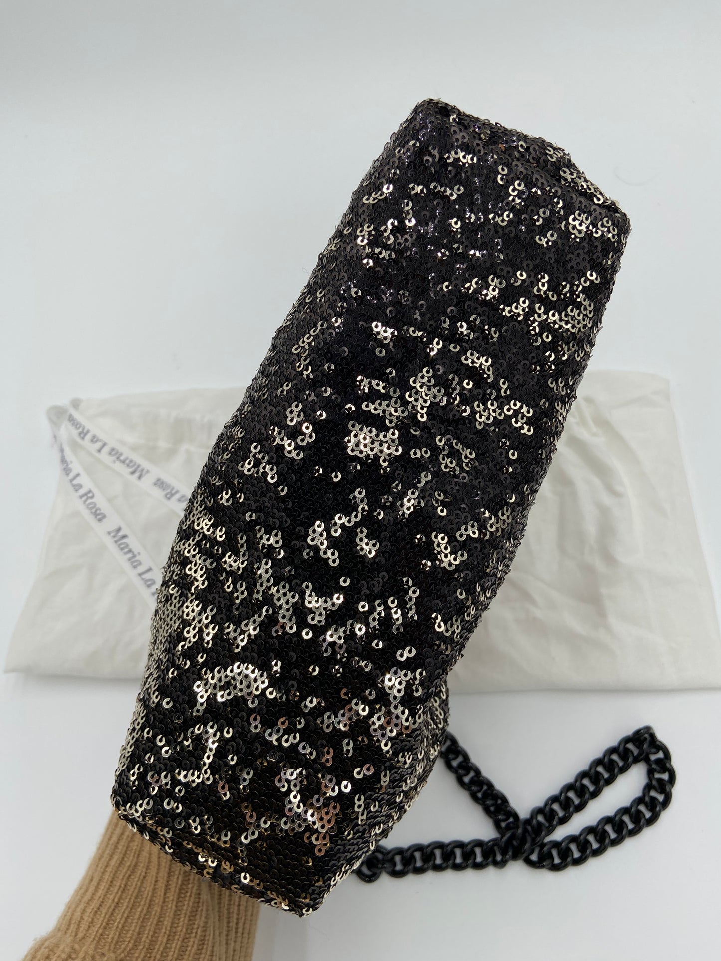 Maria La Rosa Pailettes Mini Game Sequined Bag