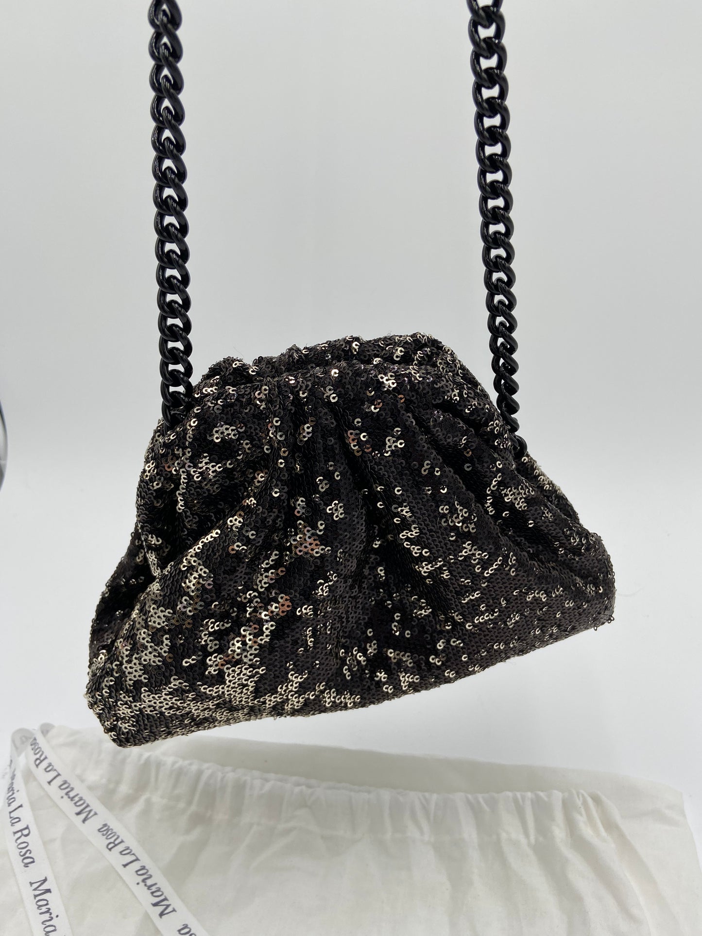 Maria La Rosa Pailettes Mini Game Sequined Bag