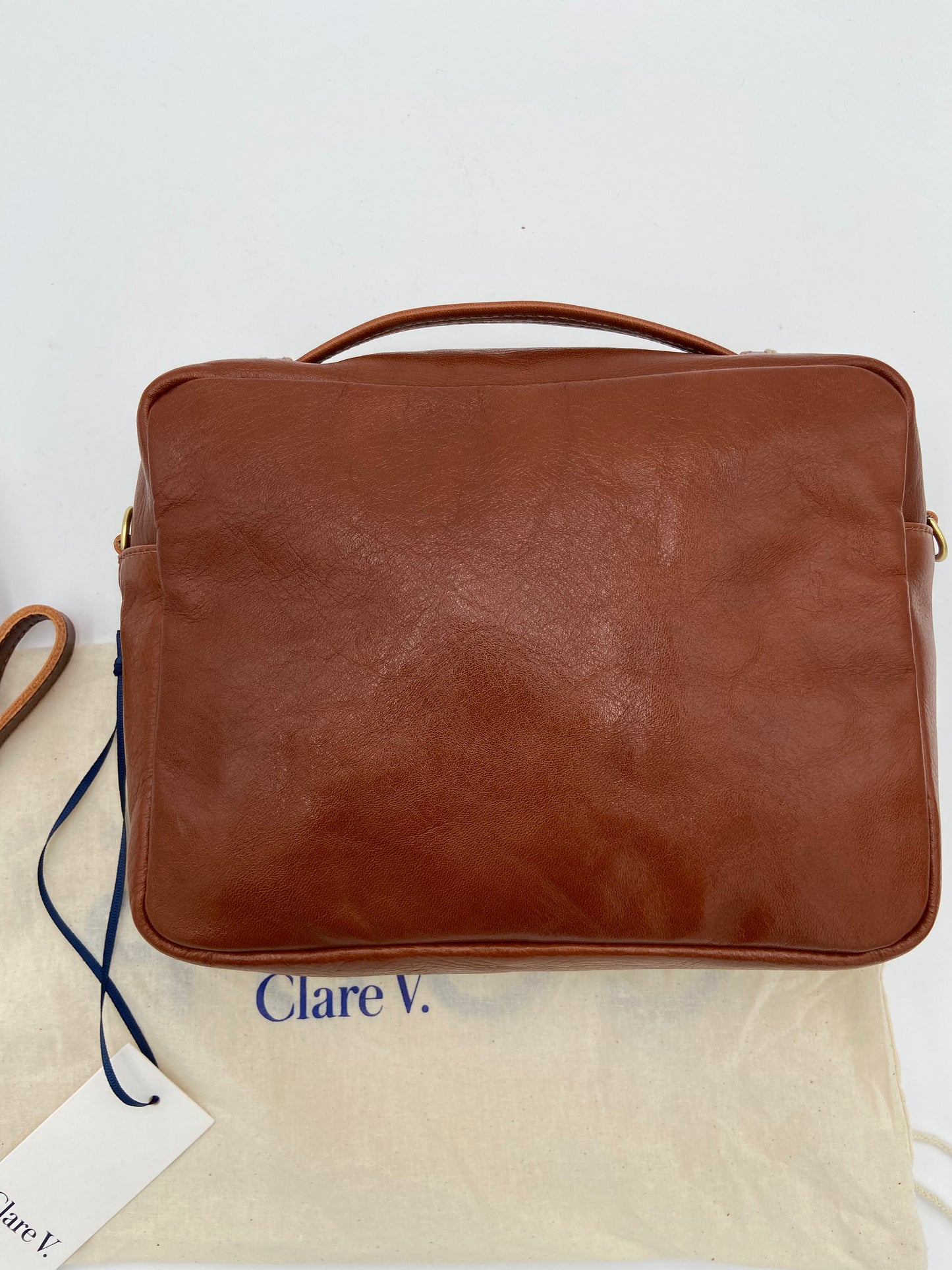 Clare V Mirabel Crossbody Bag in Miel