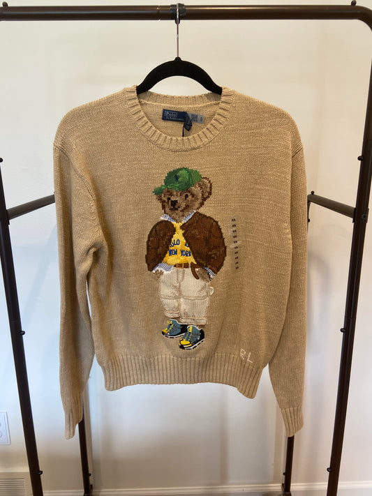 Polo Ralph Lauren Tan Bear Sweater size XS