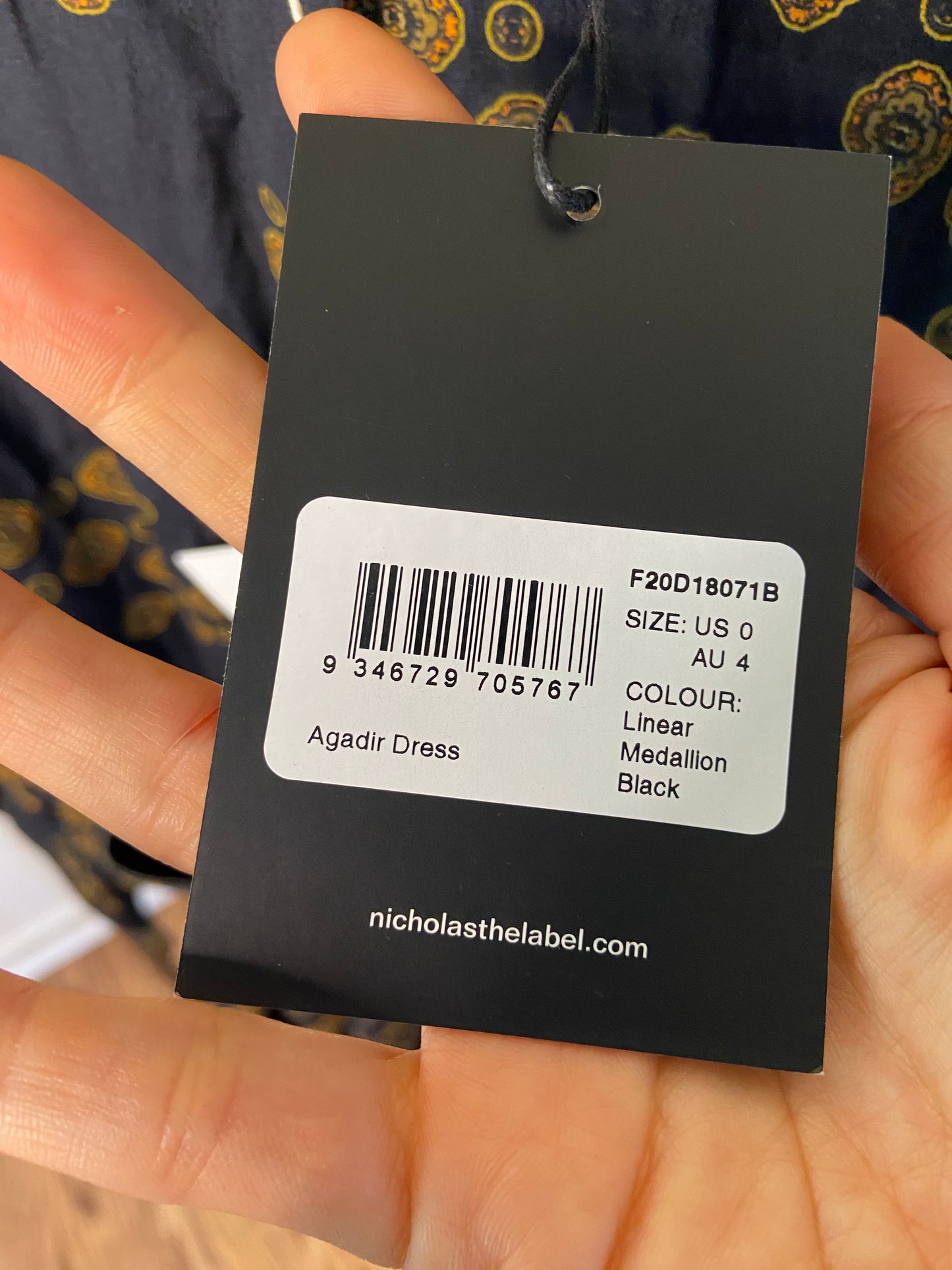 Nicholas Agadir Mini Dress size 0