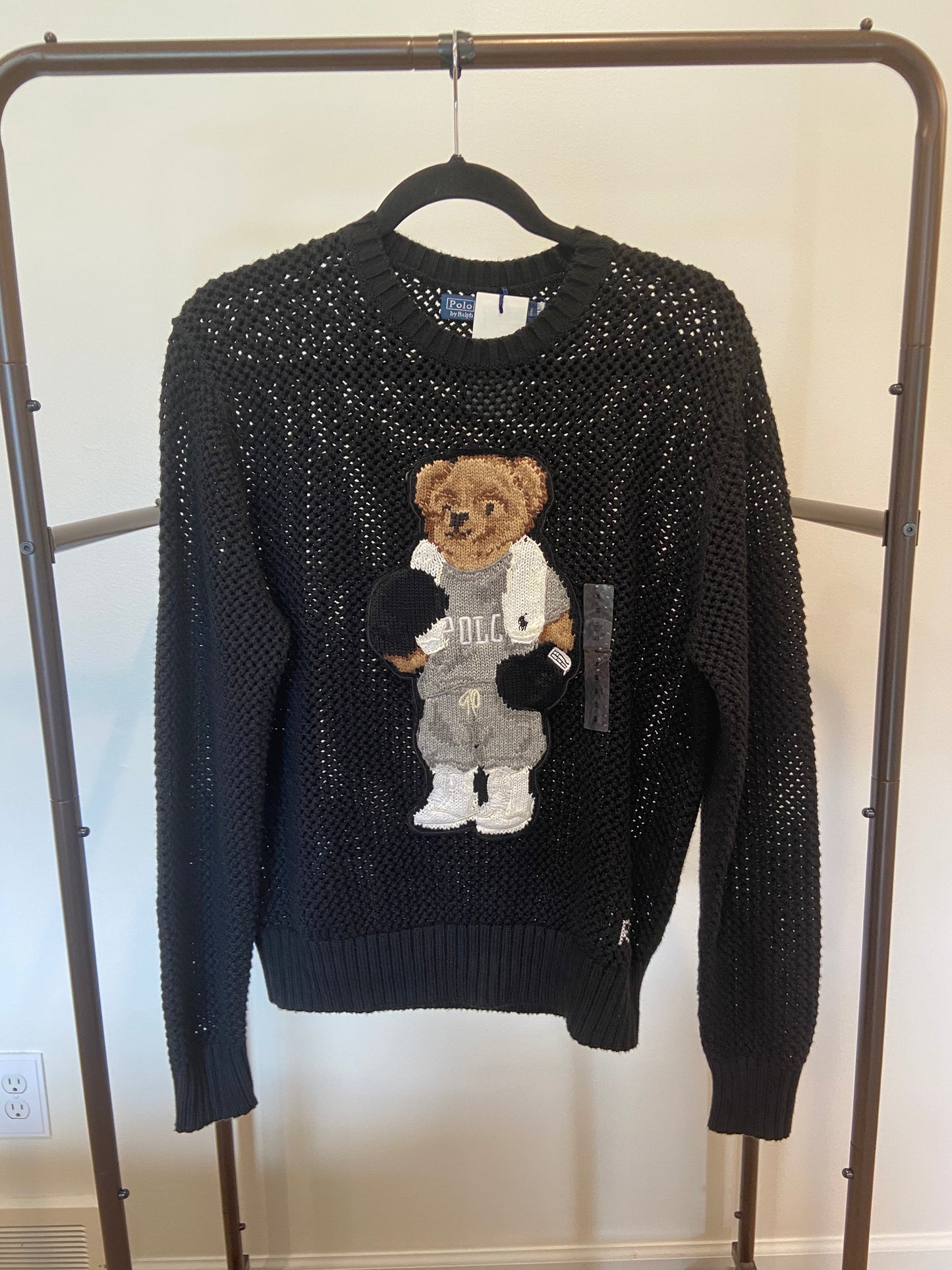 Polo Ralph Lauren Bear Cotton Crewneck Sweater size S