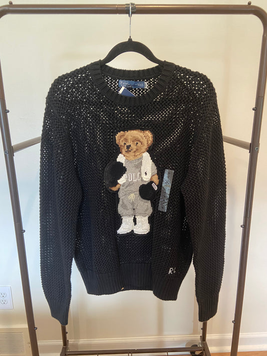 Polo Ralph Lauren Bear Cotton Crewneck Sweater size M