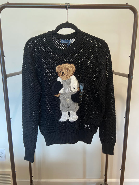 Polo Ralph Lauren Bear Cotton Crewneck Sweater size XS