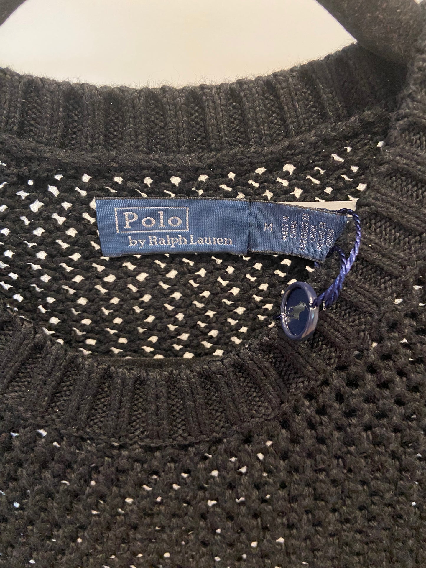 Polo Ralph Lauren Bear Cotton Crewneck Sweater size M