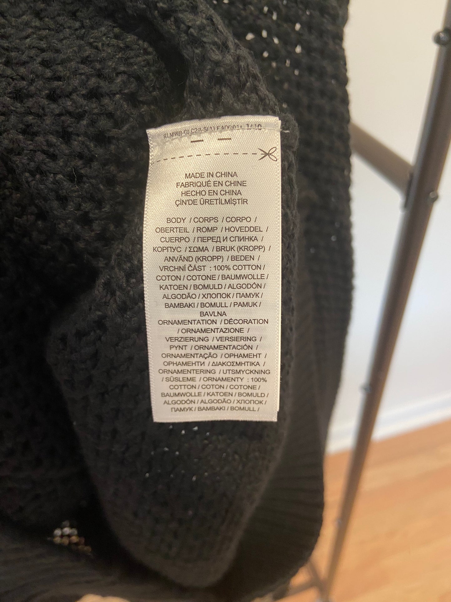 Polo Ralph Lauren Bear Cotton Crewneck Sweater size M