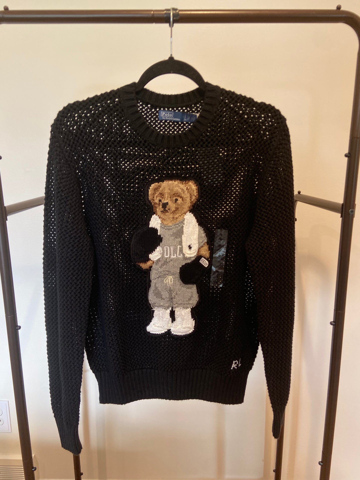 Polo Ralph Lauren Bear Cotton Crewneck Sweater size S