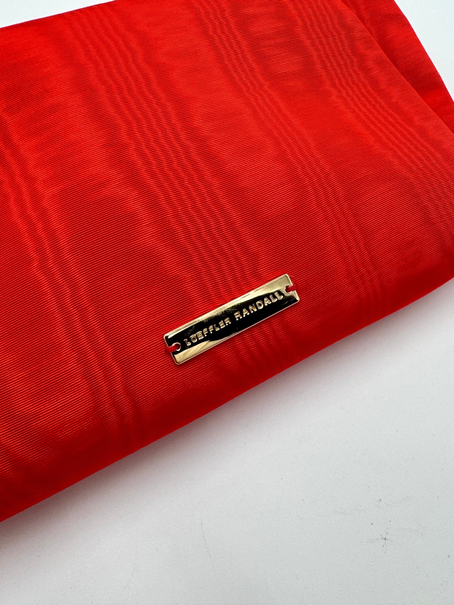 Loeffler Randall Valerie Shoulder Bag Purse Clutch in Red