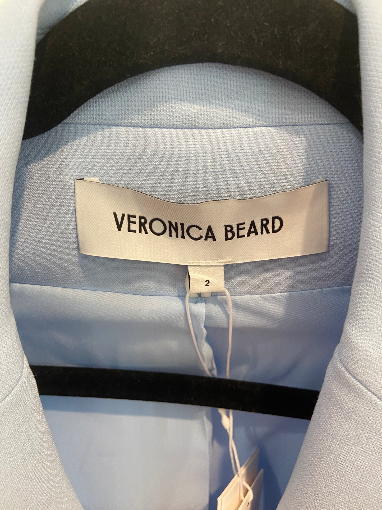 Veronica Beard Miller Dickey Jacket in Ice Blue size 2