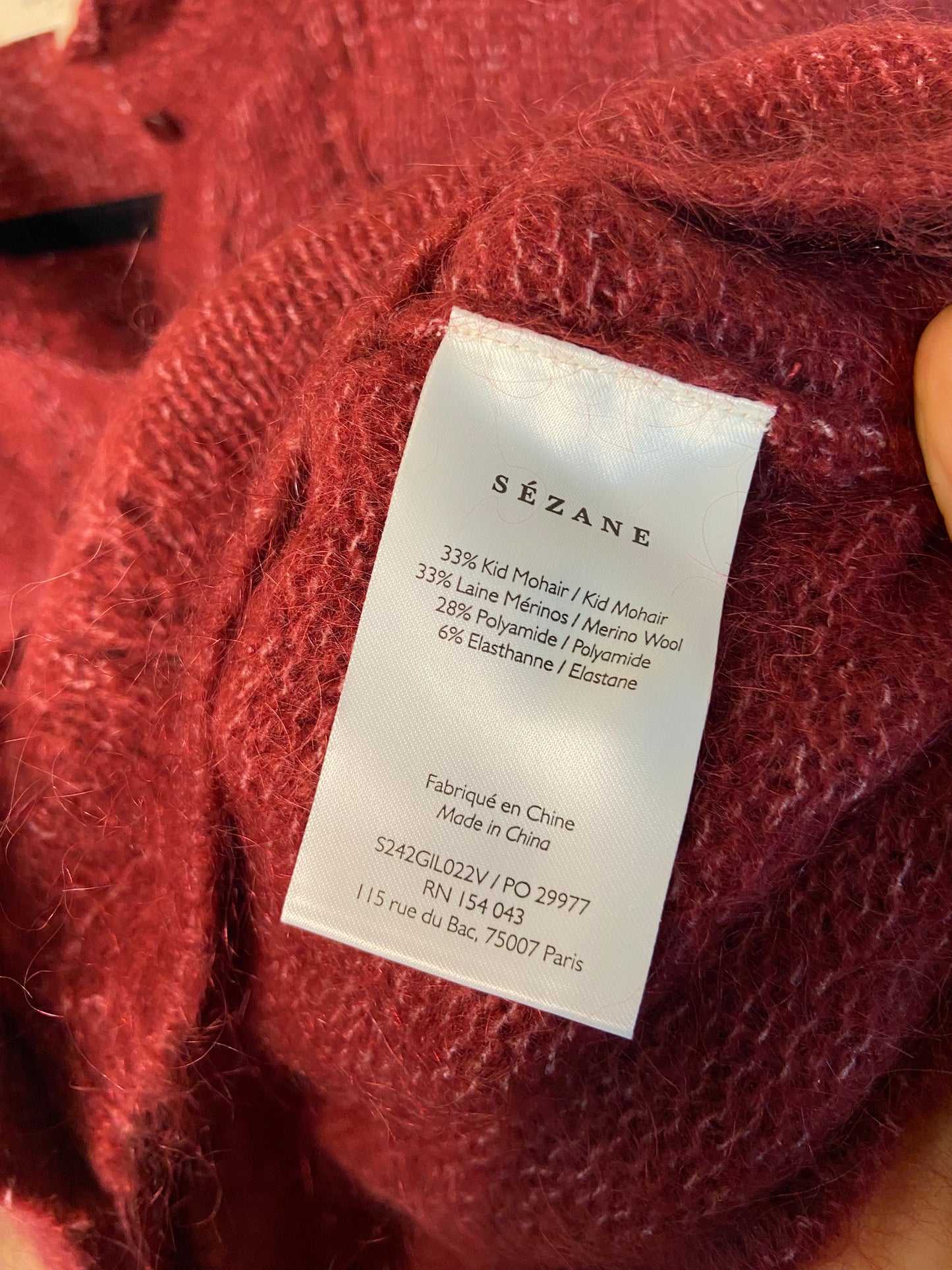 Sezane Angie Cardigan size XS