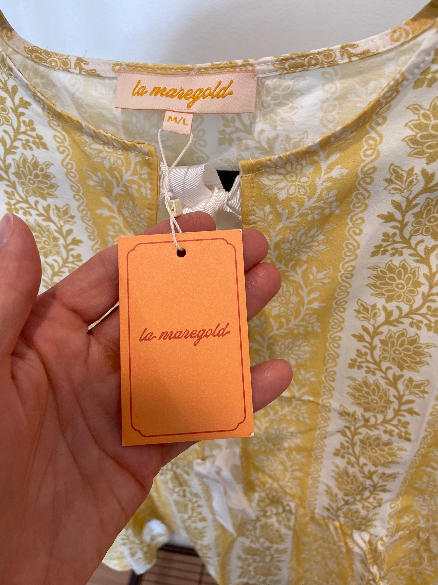 Le Maregold Set The Brigitte Blouse and Charlie Short size M/L and XL