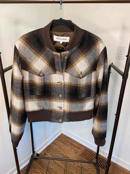 Veronica Beard Stanley Bomber Jacket size 8