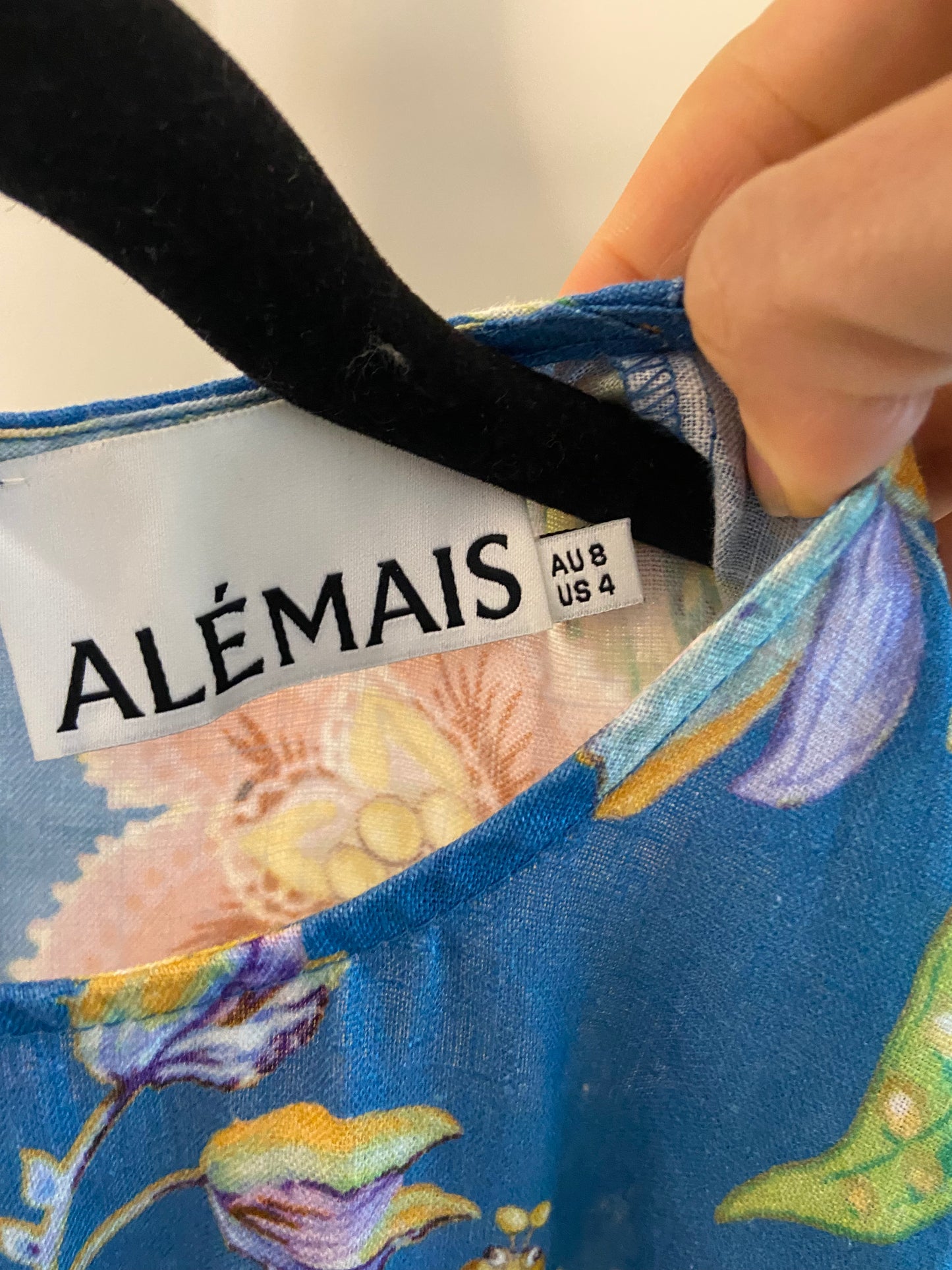 Alemais June Linen Midi Dress size US 4
