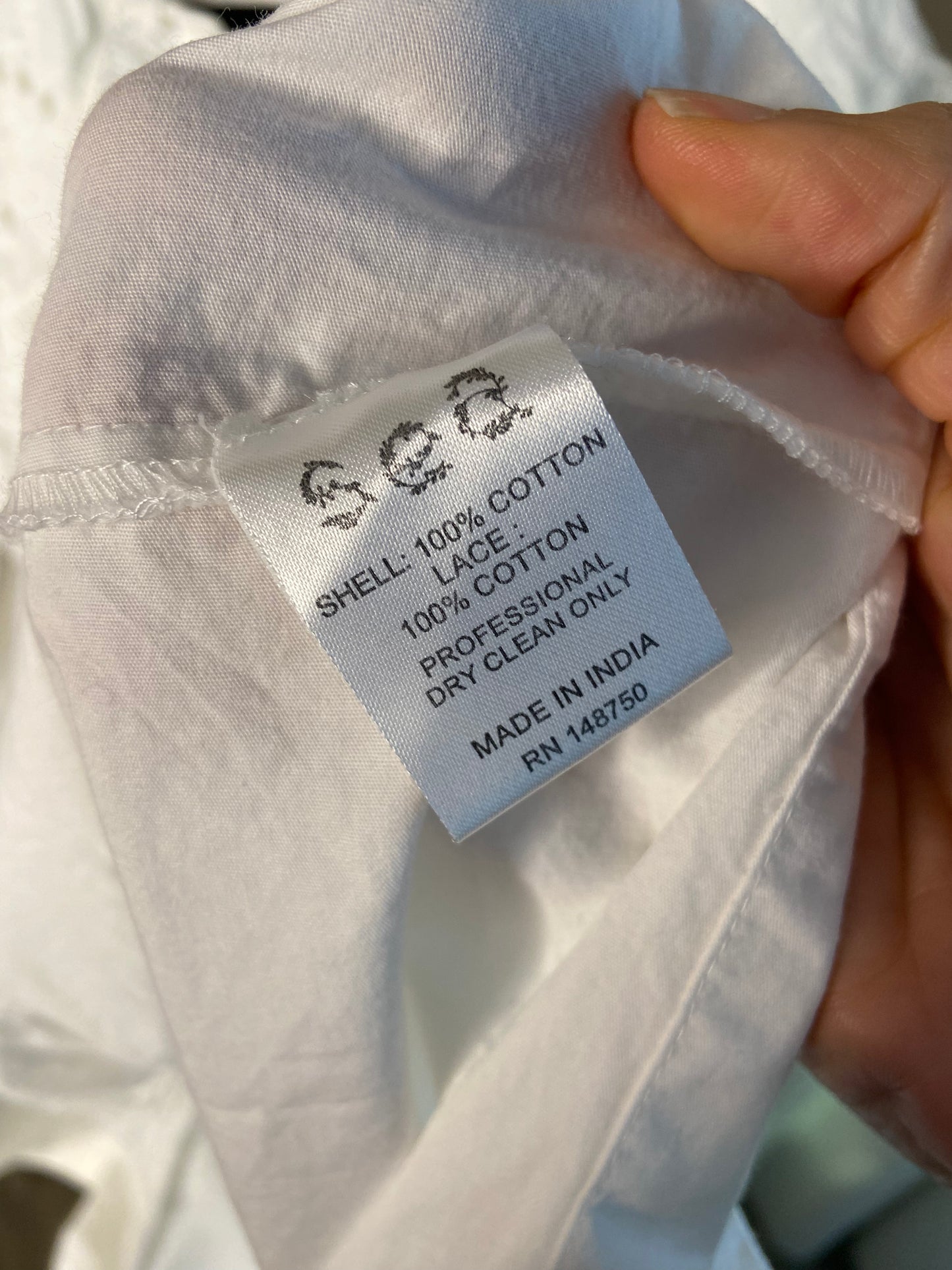 Sea New York Marina Broderie Anglaise Collar Dress size 4